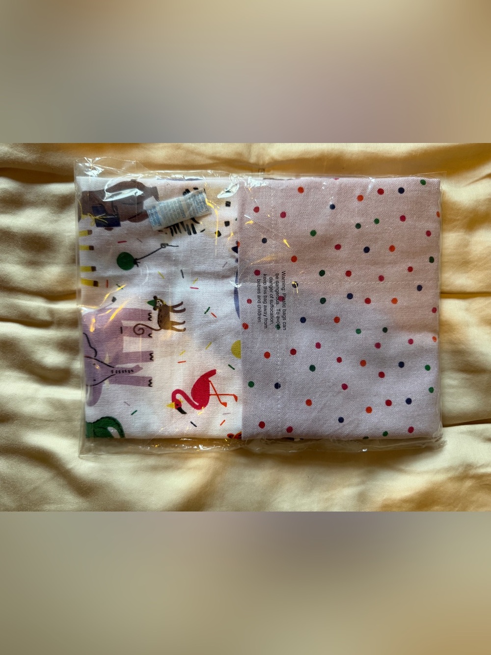 DII Children’s Apron NWT - Cute Animal Party Print 20x23 Kids Craft Baking - Picture 5 of 5